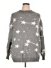 Dreamers Stars Gray Pullover Sweater Size 1X - photo 1