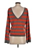 Equipment 100% Cashmere Stripes Orange Cashmere Pullover Sweater Size S - photo 2