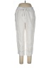 Caslon 100% Linen Ivory Linen Pants Size Lg Petite - photo 1