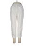 Caslon 100% Linen Ivory Linen Pants Size Lg Petite - photo 2