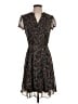 MSK 100% Polyester Paisley Black Casual Dress Size 4 - photo 1