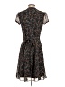 MSK 100% Polyester Paisley Black Casual Dress Size 4 - photo 2