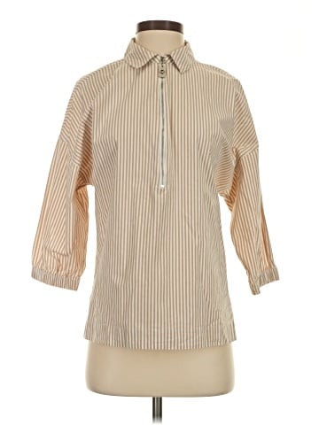 MICHAEL Michael Kors 3/4 Sleeve Button-Down Shirt (view 1)