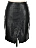 Halogen 100% Leather Black Leather Skirt Size 6 (petite) - photo 1