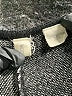 Moth Stripes Black Pullover Sweater Size S - photo 7