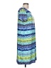 Nine West Print Blue Casual Dress Size L - photo 4