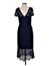 Kay Unger 100% Polyester Blue Cocktail Dress Size 6 - photo 2