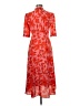 Donna Morgan 100% Polyester Orange Casual Dress Size 8 - photo 2