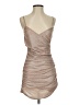 Akira Metallic Tan Cocktail Dress Size S - photo 1
