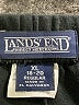 Lands' End Solid Black Track Pants Size XL - photo 4