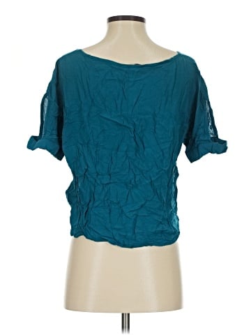 Foreign Exchange Short Sleeve Blouse (view 2)