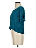 Foreign Exchange 100% Rayon Teal Short Sleeve Blouse Size S - photo 5