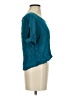 Foreign Exchange 100% Rayon Teal Short Sleeve Blouse Size S - photo 4