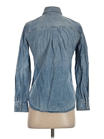 Madewell Denim Classic Button-Up Shirt in Altoona Wash (view 2)