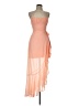 billy j 100% Polyester Orange Cocktail Dress Size 10 - photo 1