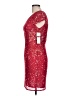 Scala 100% Polyester Red Cocktail Dress Size 10 - photo 5