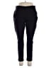 Faded Glory Solid Black Active Pants Size 2X - photo 1
