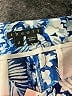Theory 100% Silk Print Blue Shorts Size 2 - photo 3