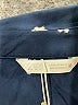 Zara 100% Cotton Blue 3/4 Sleeve Button-Down Shirt Size M - photo 7