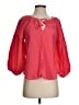 Tommy Bahama Pink 3/4 Sleeve Blouse Size XS - photo 1