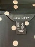 New Look 100% Polyester Polka Dots Black Long Sleeve Blouse Size 8 - photo 7