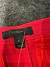 J.Crew 100% Cotton Solid Red Shorts Size 0 - photo 3
