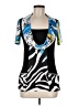 Frank Lyman Design Black Short Sleeve Top Size 8 - photo 1