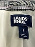 Lands' End Plaid Gray Blazer Size 8 - photo 3