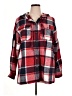 Weekend Suzanne Betro 100% Polyester Plaid Red Jacket Size 1X - photo 1
