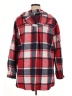 Weekend Suzanne Betro 100% Polyester Plaid Red Jacket Size 1X - photo 2