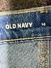 Old Navy Solid Blue Jeans Size 16 - photo 4
