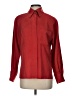 Worth 100% Silk Red Long Sleeve Silk Top Size 4 - photo 1