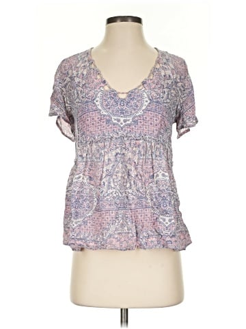 Lucky Brand Short Sleeve Blouse (view 1)