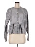 Neesha Gray Long Sleeve Blouse Size M - photo 1