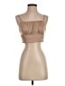 Wilfred 100% Polyester Tan Sleeveless Blouse Size S - photo 1