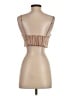 Wilfred 100% Polyester Tan Sleeveless Blouse Size S - photo 2