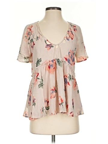 Lucky Brand Short Sleeve Blouse (view 1)