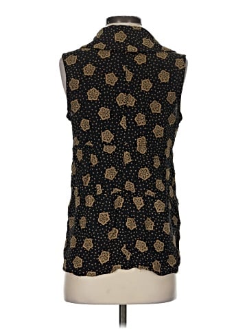 Mica Sleeveless Button-Down Shirt (view 2)