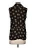 Mica Black Sleeveless Button-Down Shirt Size S (estimated) - photo 2