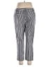 MICHAEL Michael Kors Stripes Silver Casual Pants Size 14 - photo 2