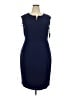Kasper Blue Cocktail Dress Size 18 - photo 1