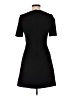 H&M Solid Black Casual Dress Size 6 - photo 2