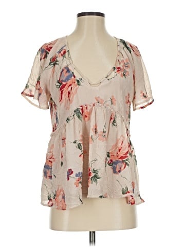 Lucky Brand Short Sleeve Blouse (view 1)