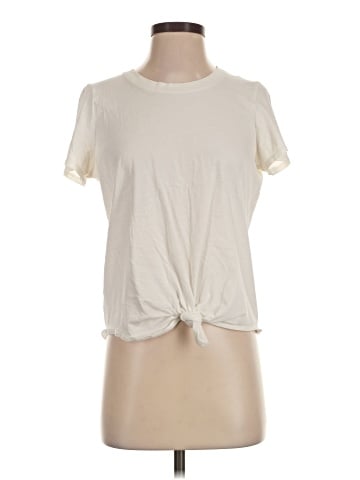 Madewell Knot-Front Tee (view 1)