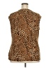 Jones Studio Brown Sleeveless Blouse Size 2X - photo 2