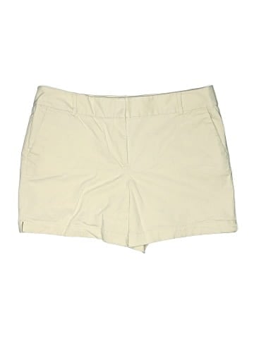 Ann Taylor LOFT Khaki Shorts (view 1)
