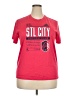Adidas 100% Polyester Red Short Sleeve T-Shirt Size 2XL - photo 1