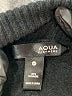 Aqua 100% Cashmere Black Cashmere Pullover Sweater Size M - photo 7