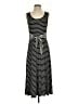 Max Studio Stripes Black Casual Dress Size S - photo 1