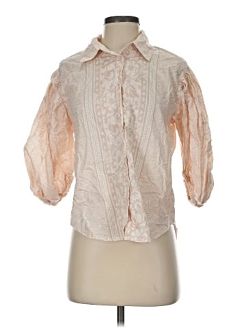 Olivaceous 3/4 Sleeve Blouse (view 1)